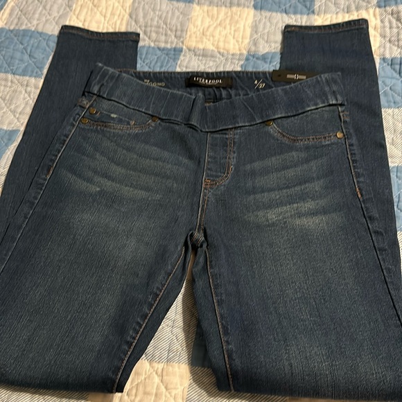 New Liverpool women’s denim leggings size 4/27 - Picture 4 of 14